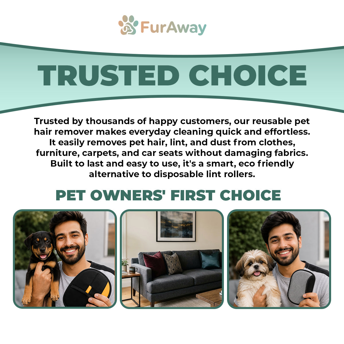 FurAway™️ Pet Hair Removal Glove